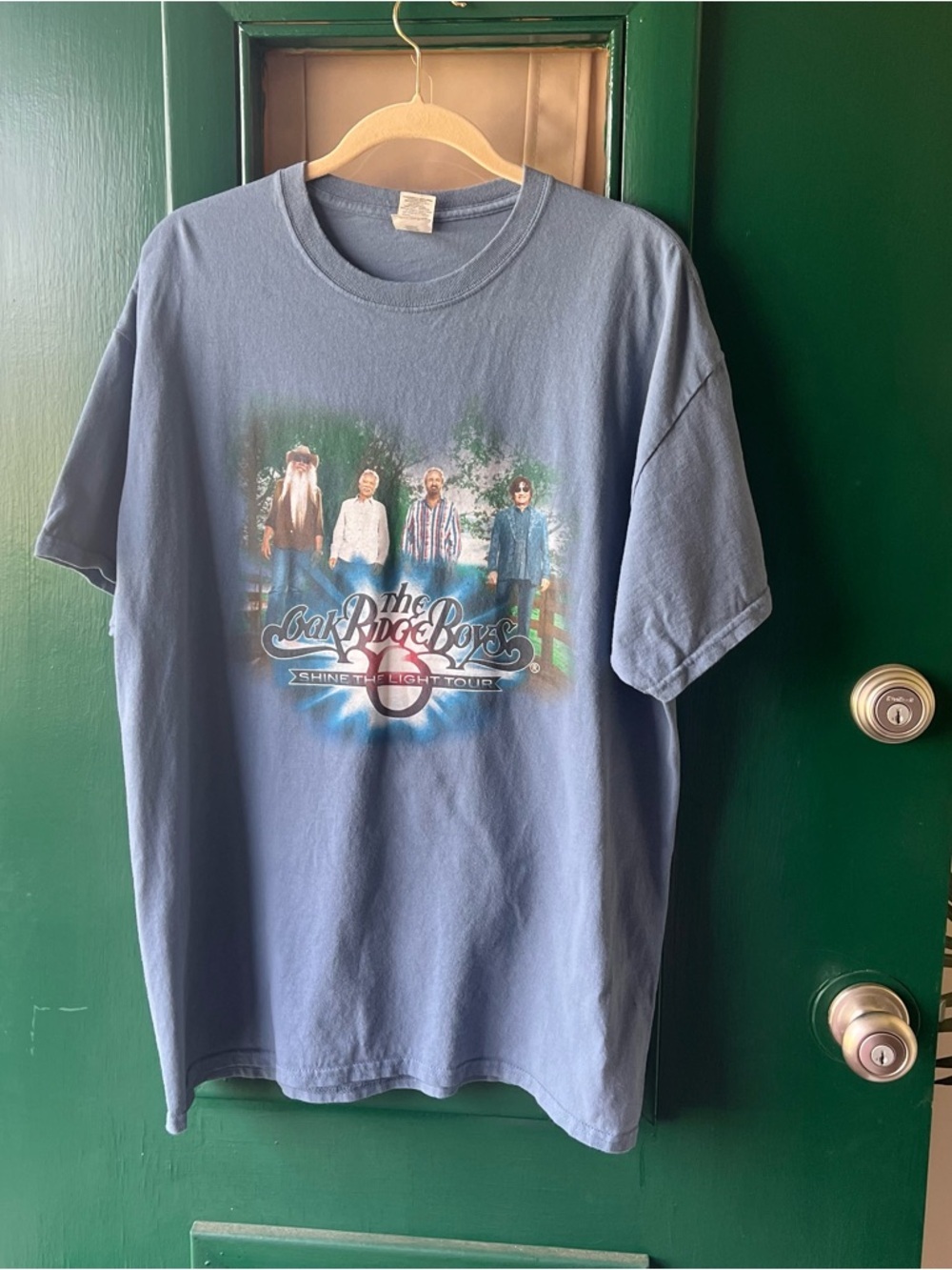 Gildan Blue Oak Ridge Boys Graphic Short Sleeve Tee